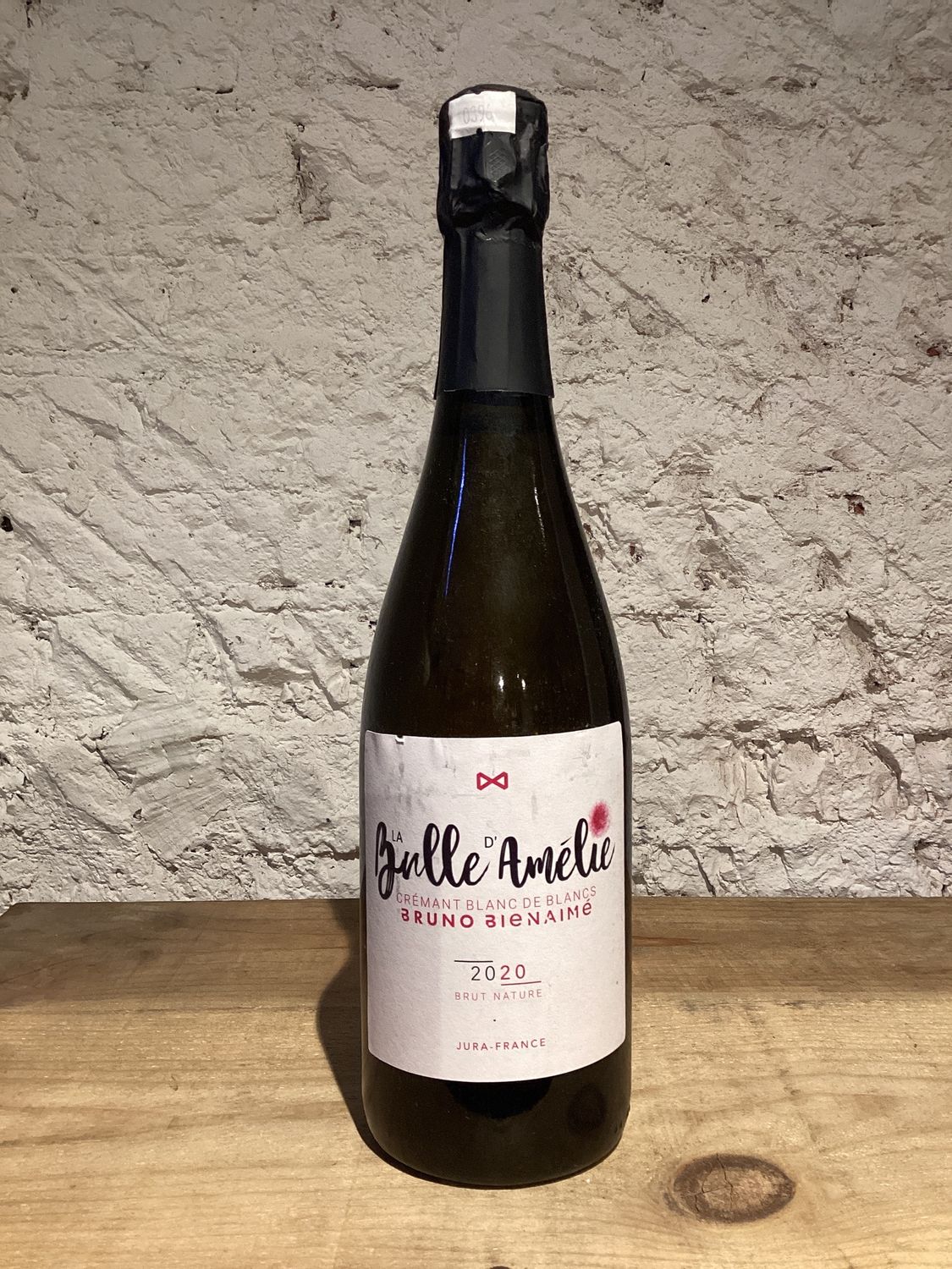 (0396 F3-C5) Bruno Bienaime Brut Nature Blanc de Blancs "La Bulle D'Amélie" Crémant du Jura 2020 (750ml)