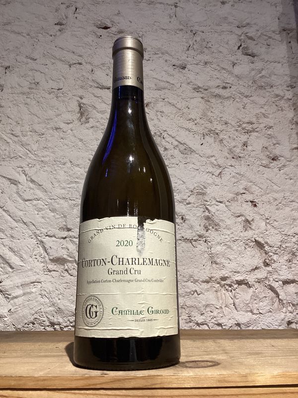 (1352 F2-A8) Camille Giroud Chardonnay Corton-Charlemagne Grand Cru, Burgundy France 2020 (750ml)