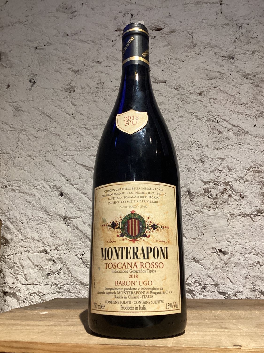 Monteraponi Toscana Rosso IGT Baron' Ugo , Tuscany, Italy 2018 (750ml)