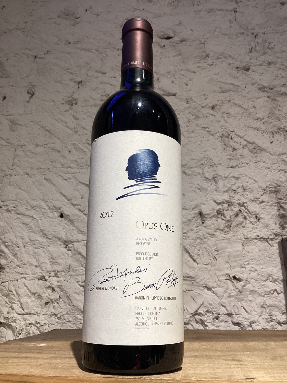 2834 (F1-B4) Opus One Napa Valley Red Wine, Napa Valley, California 2012 (750ml)