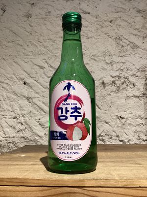 Gang Chu Lychee Soju, Olathe, Kansas (355ml) Gang Chu Lychee Soju, Olathe, Kansas (355ml)