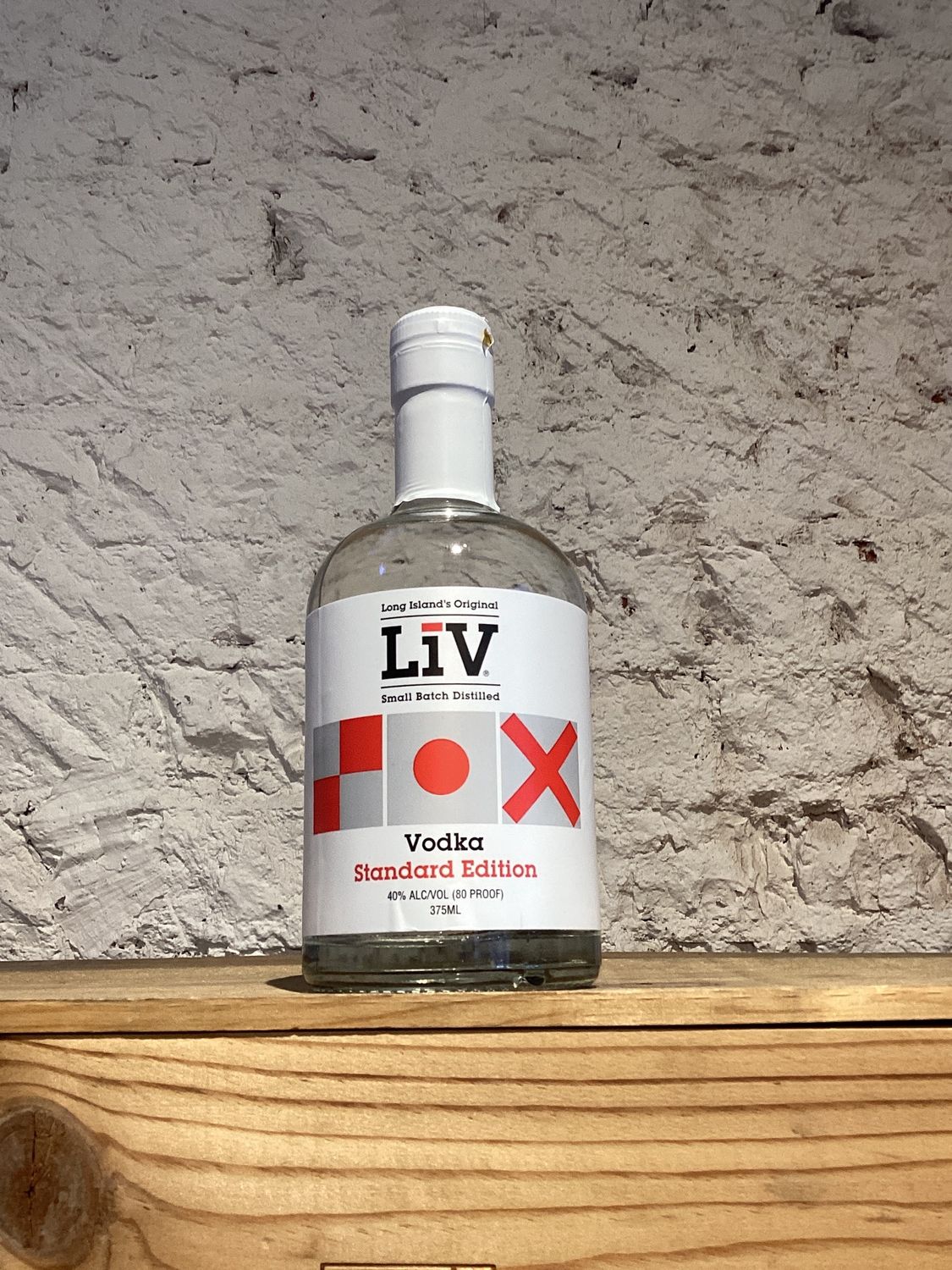 Long Island Spirits, Liv Standard Edition Vodka, Baiting Hollow, Long Island, New York (375ml)