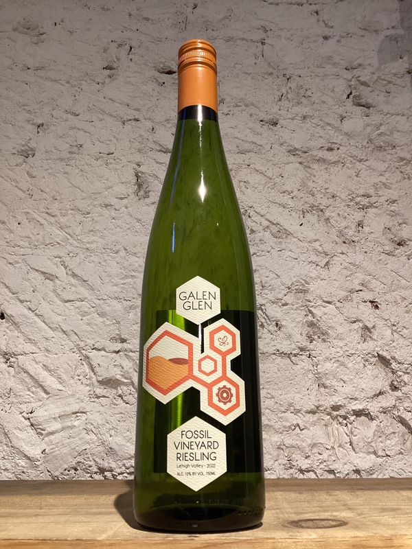 Galen Glen Fossil Vineyard Riesling, Lehigh Valley, Andreas, Pennsylvania  2022 (750ml)