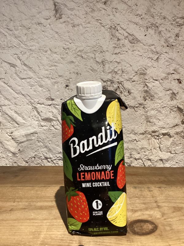 bandit strawberry lemonade wine based cocktail  (500ml)
