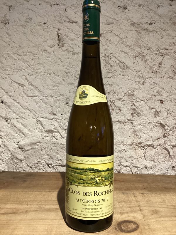 Clos Des Rochers Auxerrois Grand Premier Cru Wormeldange Nussbaum Moselle Luxembourgeoise 2017 (750ml)