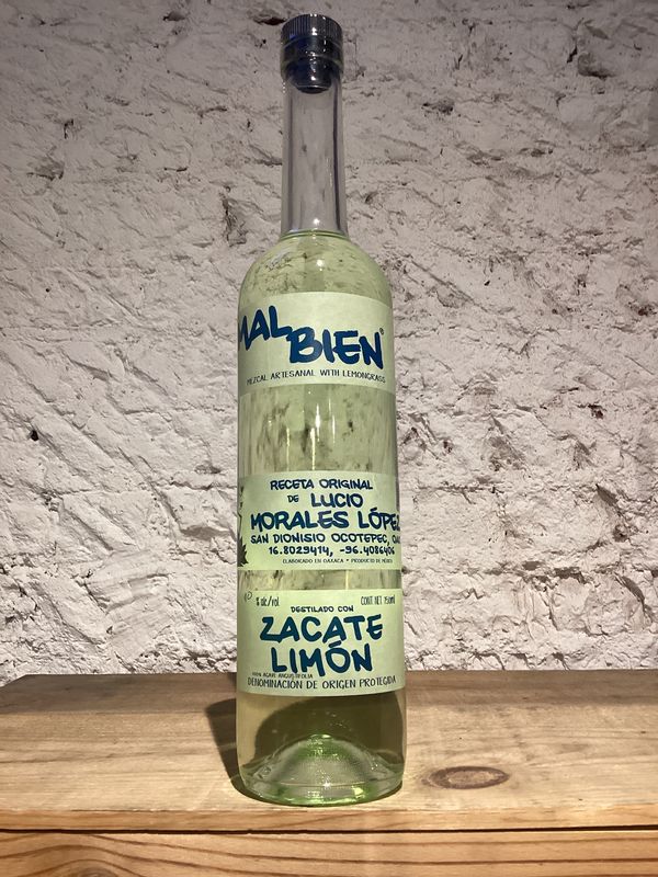Mal Bien Zacate Limon Mezcal Oaxaca, Mexico (750ml)
