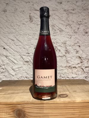 Maison Gamet Rose de Saignee Brut Champagne, France NV (750ml)