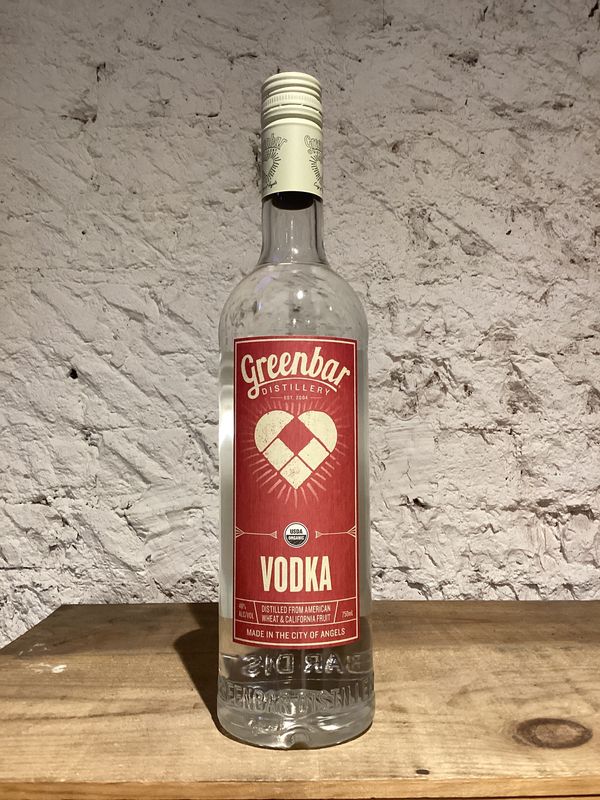 Greenbar Organic Vodka (750ml)