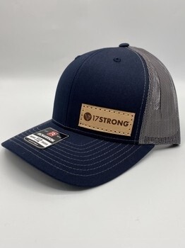 Trucker Hat - Navy/Cream - Side Patch