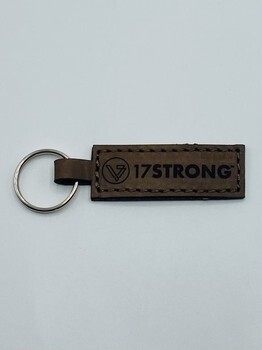 Leather Key Chain - Dark