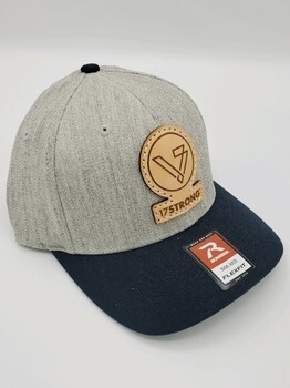 R-Flex Hat - Wool Blend - Heather Grey/Navy - Logo Patch