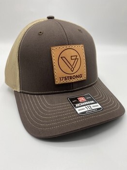 Trucker Hat - Split Brown/Khaki - Square Patch Trucker Hat - Split Brown/Khaki - Square Patch
