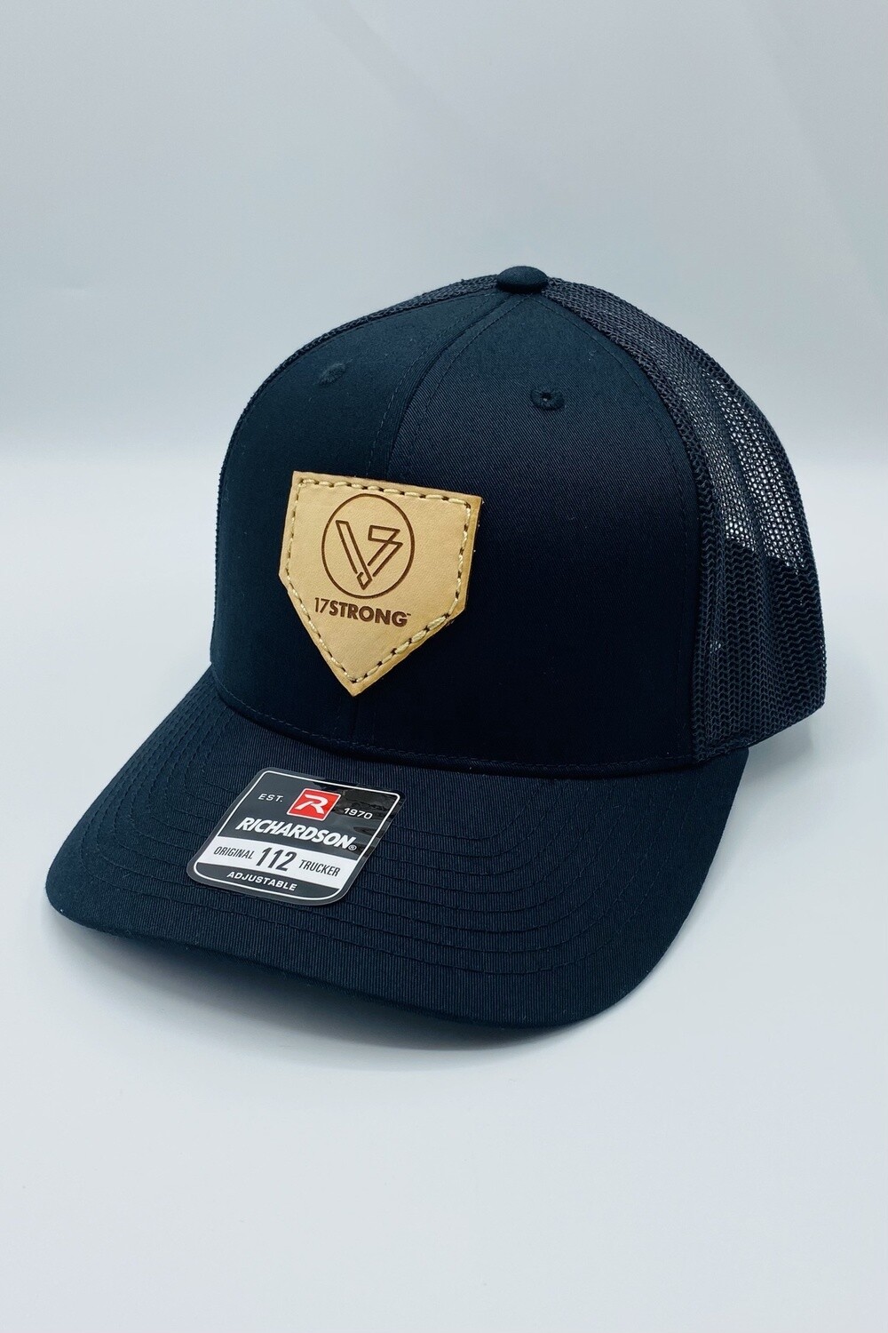 Trucker Hat - Solid Black - Home Plate Patch