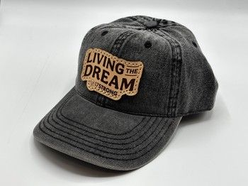 Black Snow Washed Hat - Dream Patch