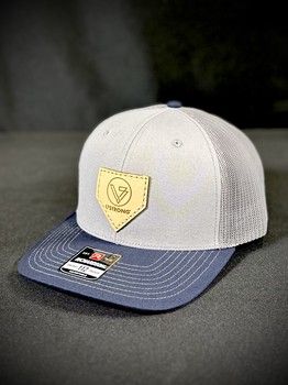 Trucker Hat - Combo Grey/Navy - Home Plate Patch
