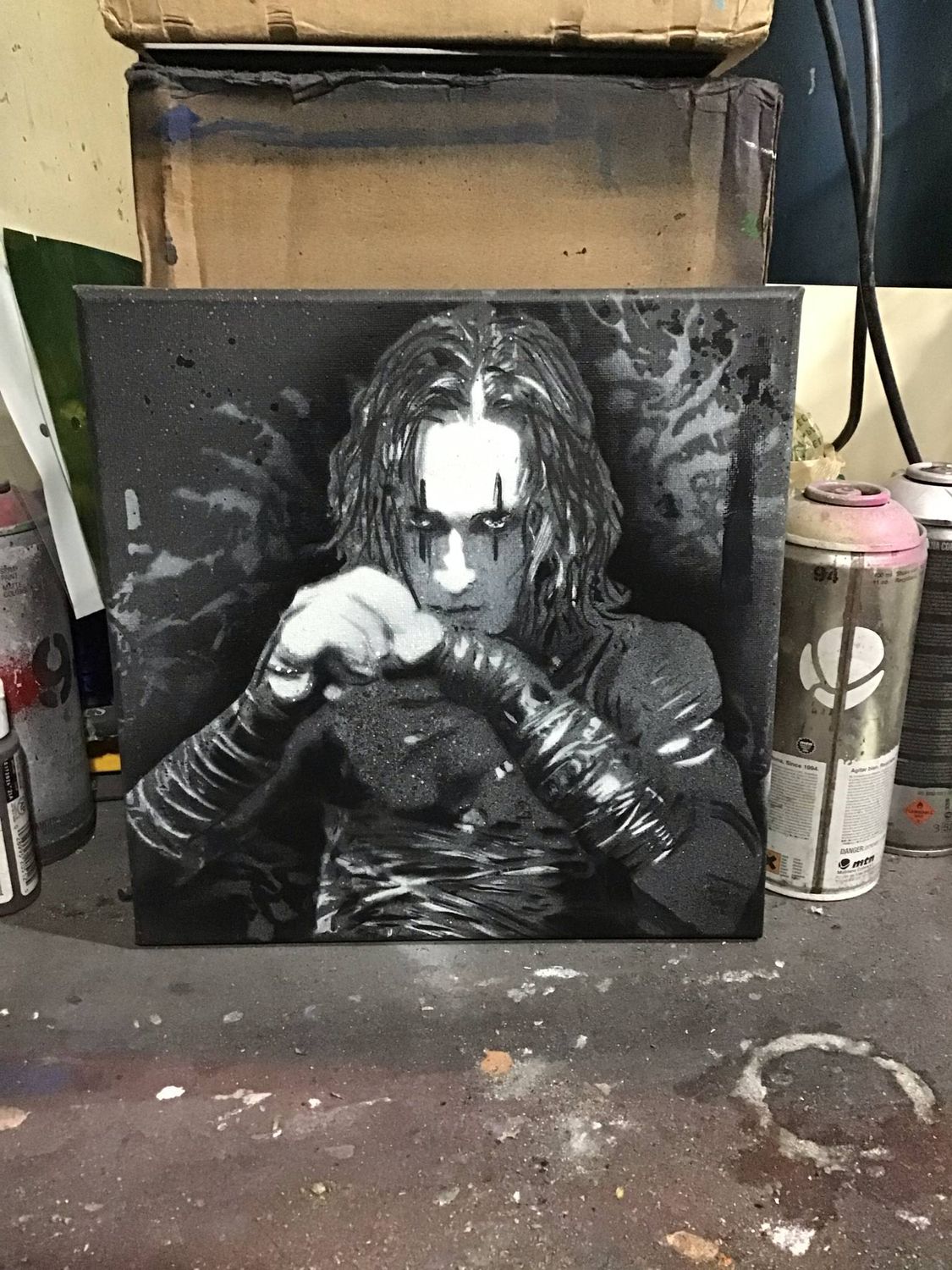 Brandon Lee as The Crow