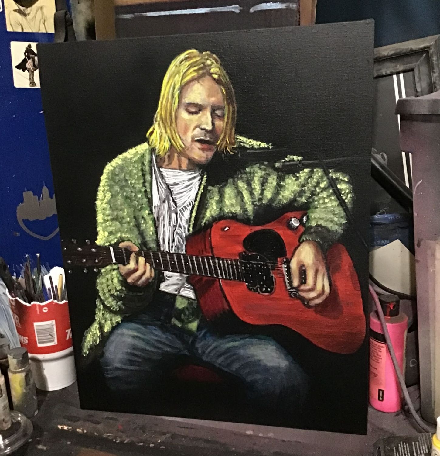 Kurt Cobain of Nirvana