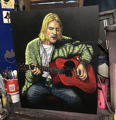 Kurt Cobain of Nirvana