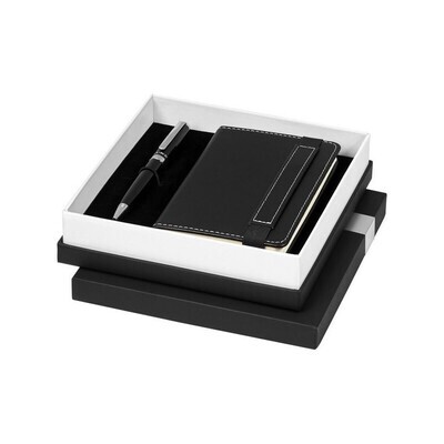 Coffret cadeau avec cahier A6 et stylo bille Legatto - Luxe