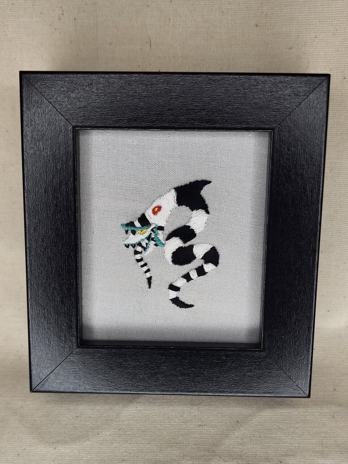 Beetle Juice Sand Worm Embroidery