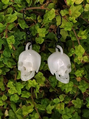Human Skull Earrings