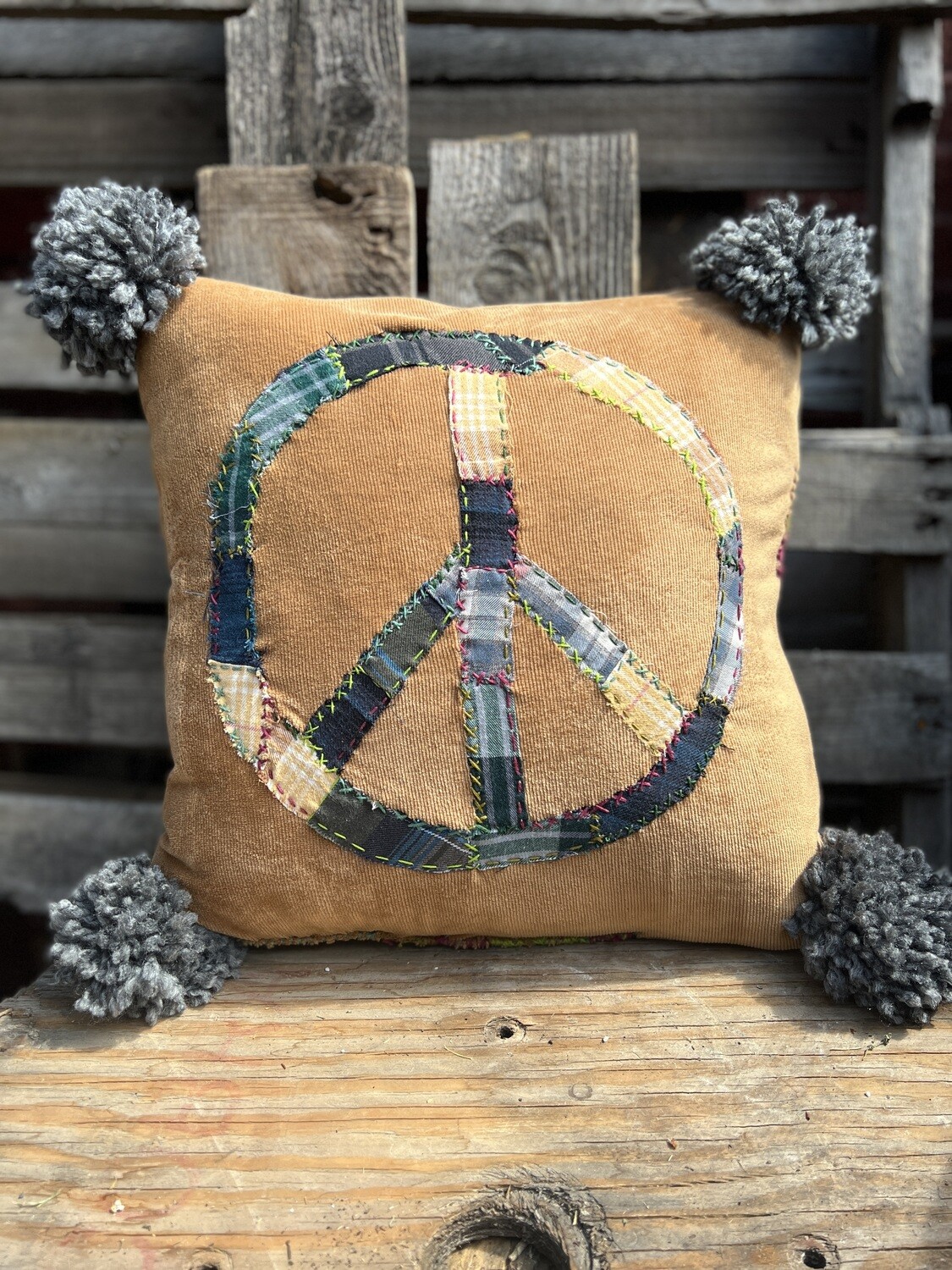 Peace Sign Pillow