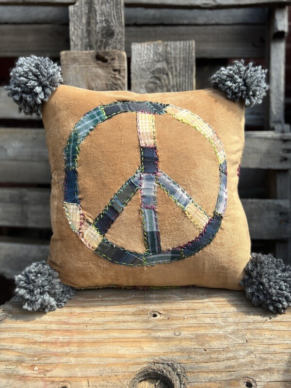 Peace Sign Pillow