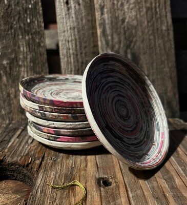 Newspaper trinket bowl