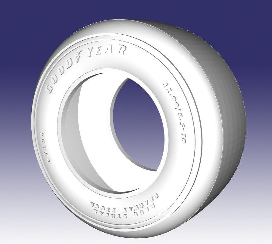 Drag slick Goodyear Blue Streak radial