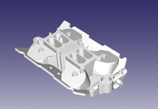 LSX/LS3  V8 Victor Jr 4bbl intake