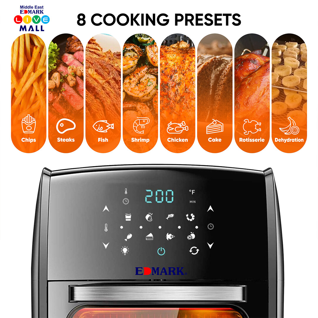 Edmark Smart Air Fryer &amp; Convection Oven
