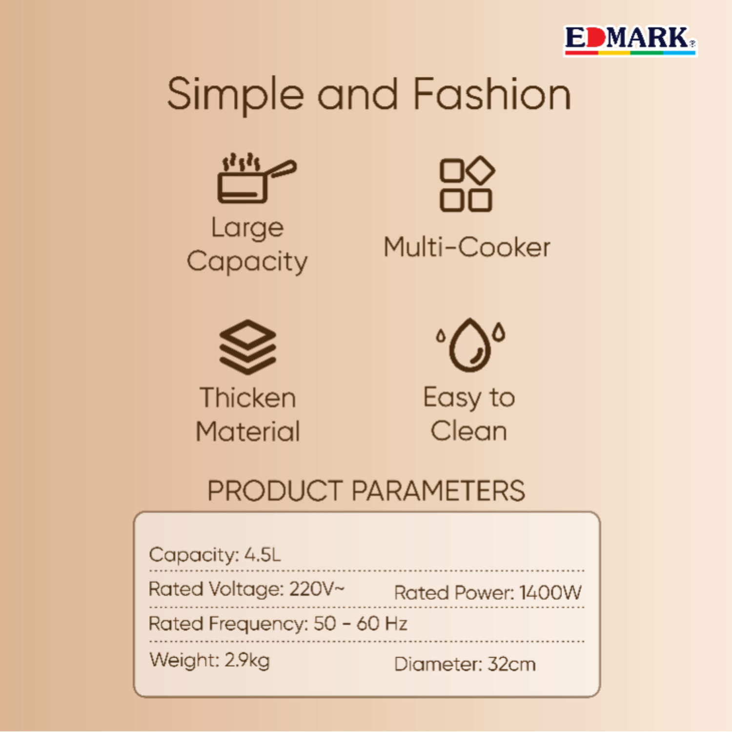 Edmark Smart Maestro Cooker