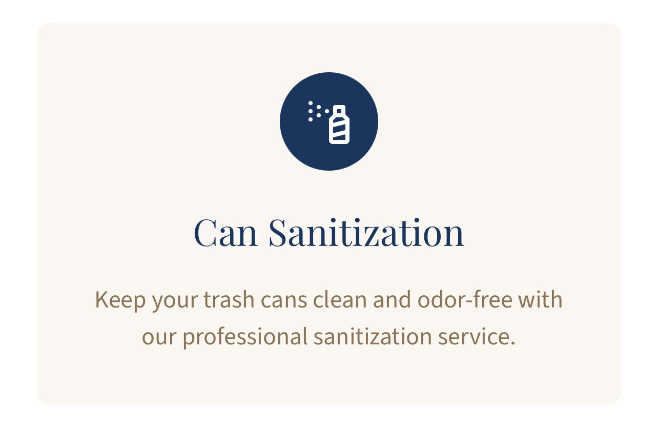 Trash Can Sanitization