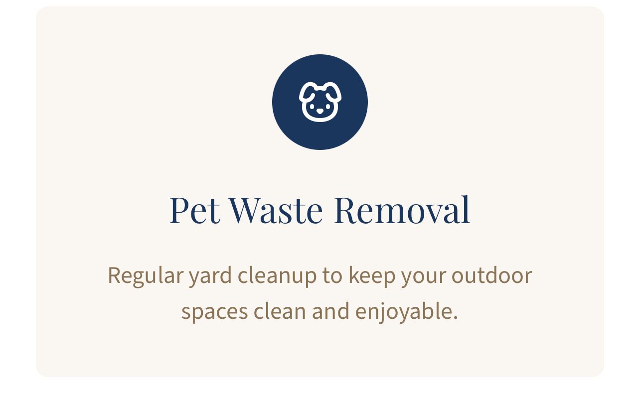 Pet Waste Removal
