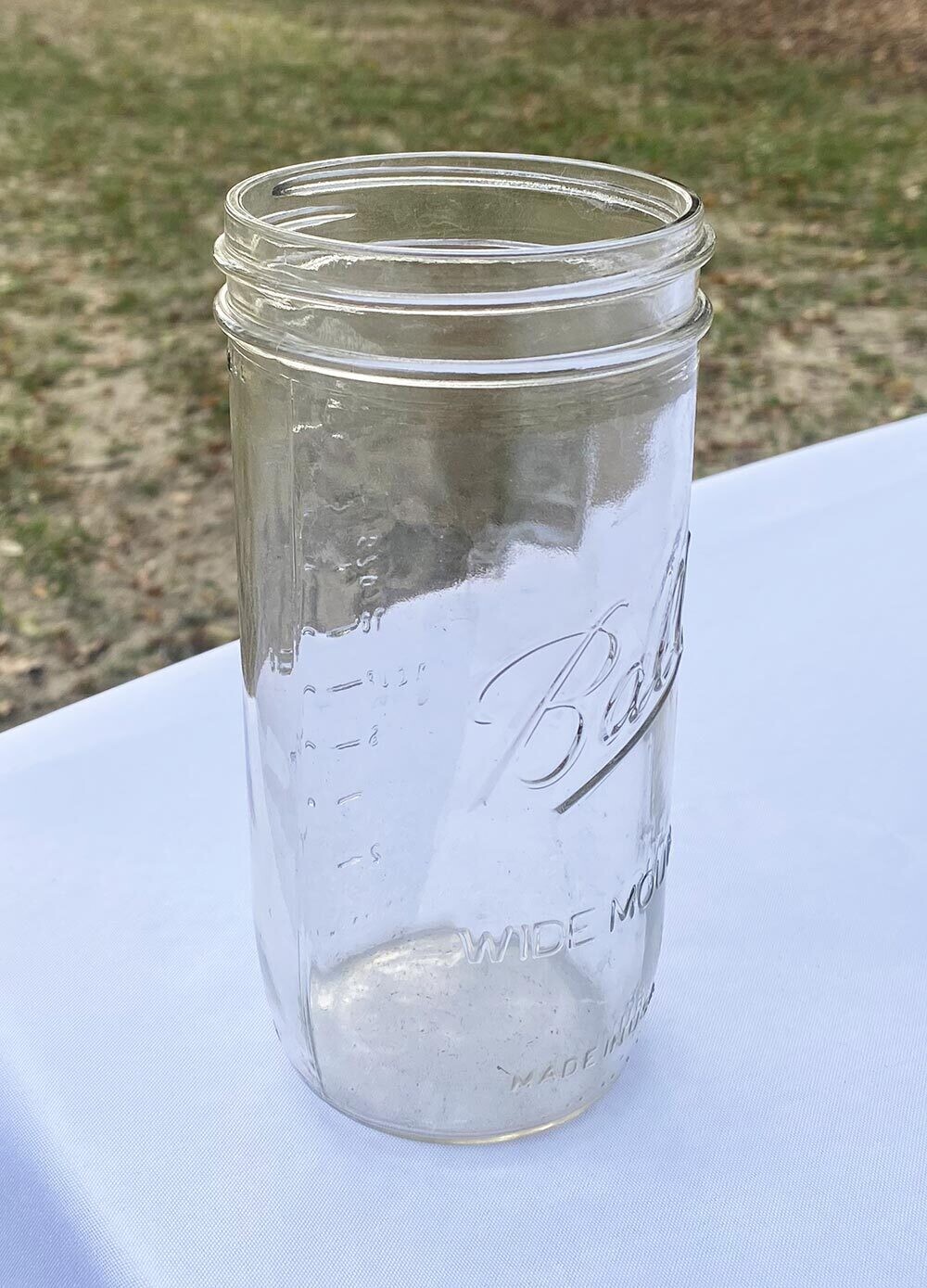 Tall Skinny Mason Jar - Something Borrowed Barn - Rough & Ready Vineyards