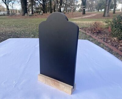 Small Wooden Base Chalkboard Sign