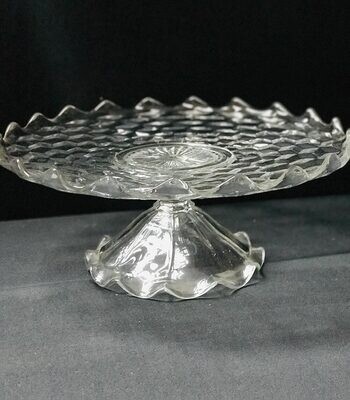 Assorted Medium Size Crystal Cake Stands