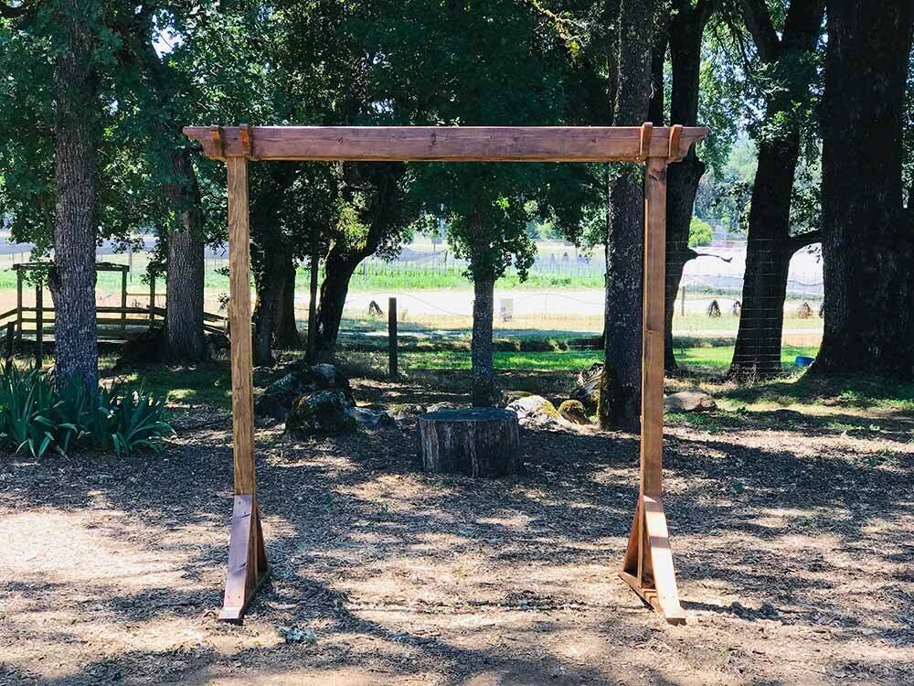 Wooden Ceremony Arch