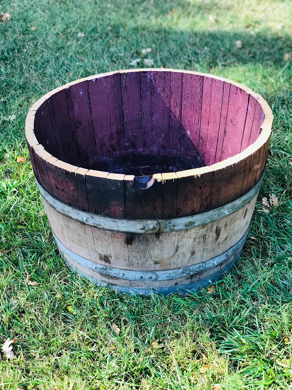 Half Wine Barrels