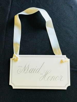 Maid of Honor Hanging Sign