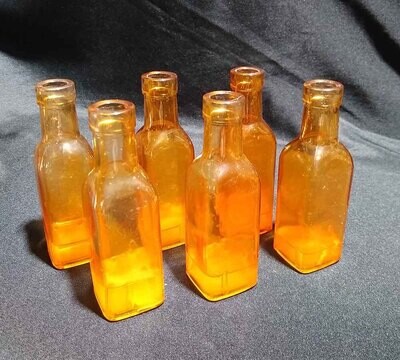 Assorted Orange Glassware