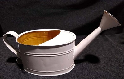 Small White Watering Can Small White Watering Can