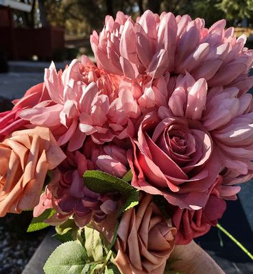 Assorted Rose Colored Flowers