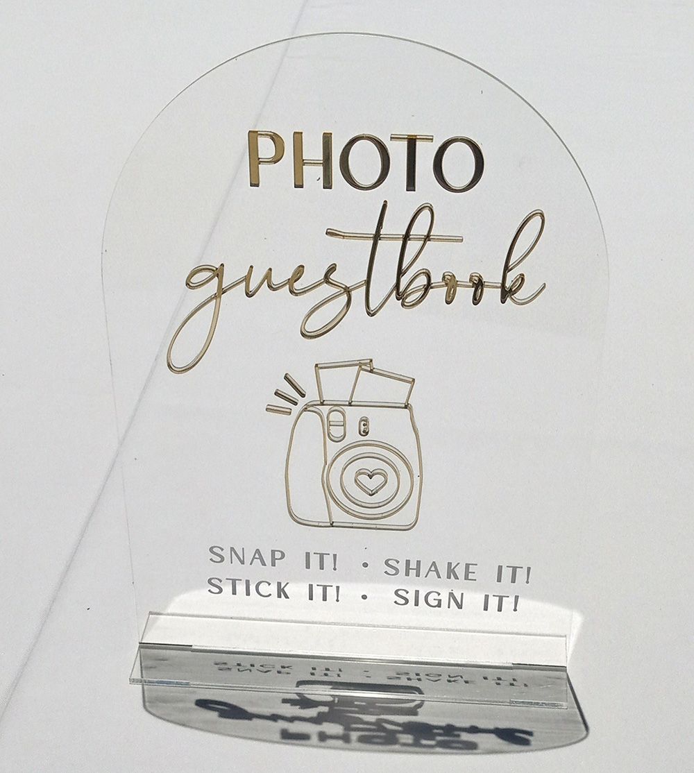 Polaroid Photo Booth Placard