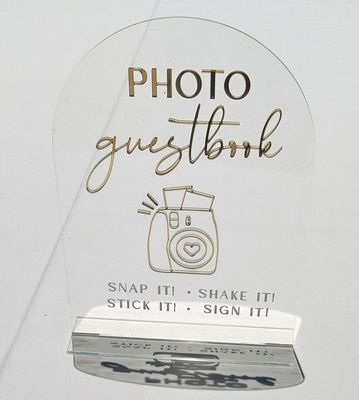 Polaroid Photo Booth Placard