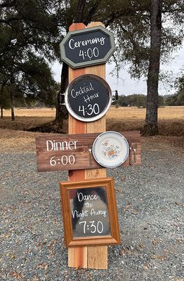 Chalk Sign Totem