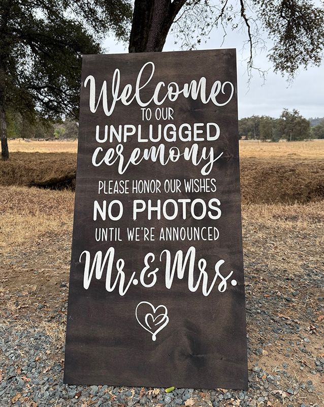 Unplugged Sign