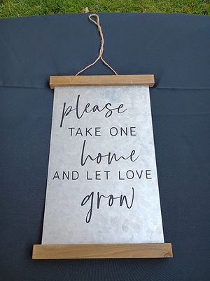 Let Love Grow Sign