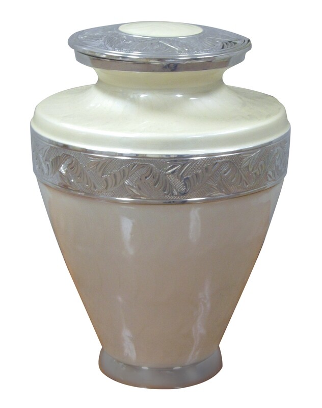 Silver Pearl Urn
