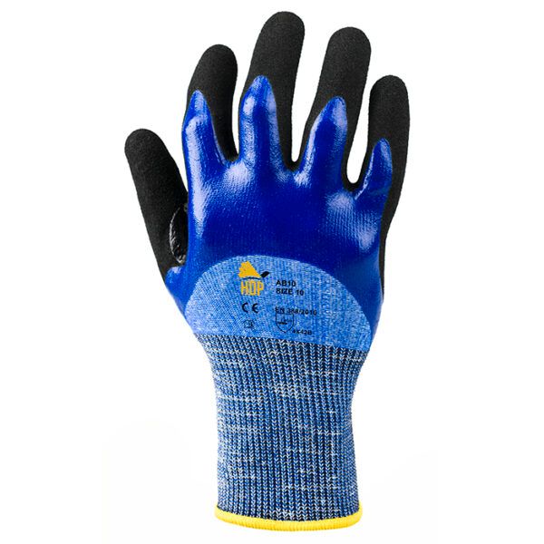 GUANTO NITRILE DOPPIA SPALMATURA 15B